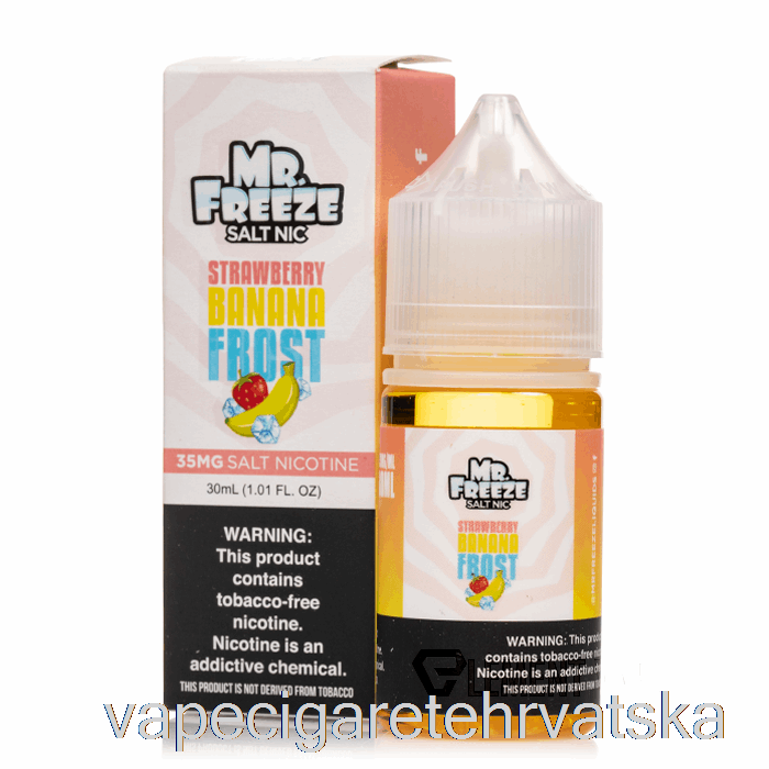 Vape Hrvatska Jagoda Banana Frost - Mr Freeze Salts - 30ml 35mg